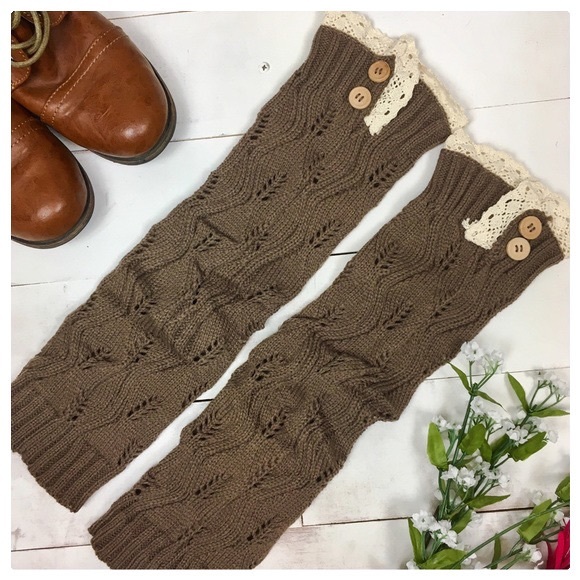 Leg Warmers with Boho Boot Cuff Detail. - Picture 7 of 8
